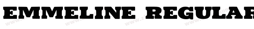 Emmeline Regular字体转换